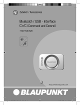 Blaupunkt BLUETOOTH-USB INTERFACE CNC Bruksanvisning
