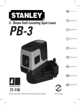 Stanley PB3 Användarmanual