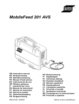 ESAB MobileFeed 201 AVS Användarmanual