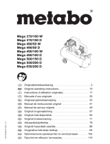 Metabo Mega 370/100 D Bruksanvisningar