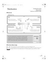 Technics STG30E Bruksanvisning