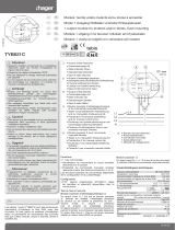 Hager TYB621C Användarmanual