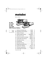 Metabo SR 358 Bruksanvisningar