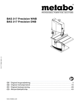 Metabo BAS 317 Precision Bruksanvisningar