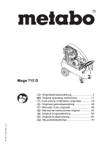 Metabo Mega 715 D Bruksanvisningar