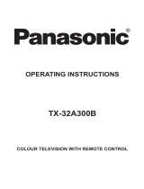 Panasonic TX32A300B Bruksanvisningar