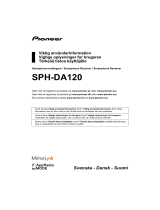 Pioneer SPH-DA120 Användarmanual