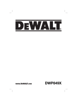 DeWalt DWP849X Användarmanual