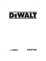DeWalt DWS7085 Bruksanvisning