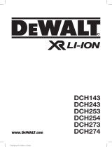 DeWalt DCH143 Användarmanual