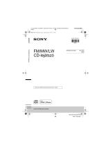 Sony CDX-GT570UI Användarguide