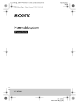 Sony HT-XT100 Bruksanvisning