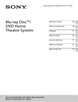 Sony BDV-N9100WL Referens guide