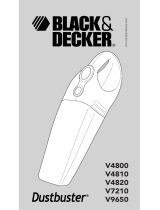Black & Decker v 4800 dustbuster Bruksanvisning
