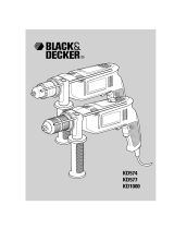 Black & Decker kd 1000 Användarmanual