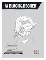 Black & Decker KS850 Användarmanual