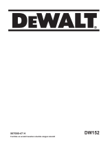 DeWalt DW152 Användarmanual