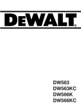 DeWalt DW566K Bruksanvisning