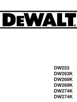 DeWalt DW263K Bruksanvisning