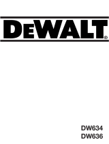 DeWalt DW636 Användarmanual