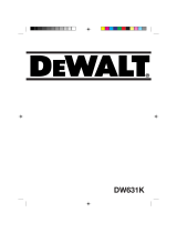 DeWalt DW631K Användarmanual
