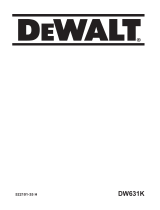 DeWalt DW631K Användarmanual