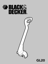 Black & Decker GL20 Användarmanual