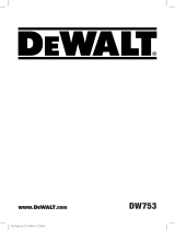DeWalt DW753 Användarmanual