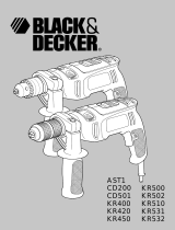 Black & Decker KR450 T2 Bruksanvisning