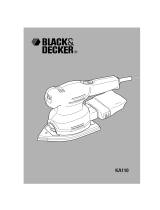 Black & Decker KA110E Användarmanual