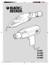 Black & Decker KX1600 T1 Bruksanvisning