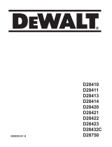 DeWalt D28410 Användarmanual