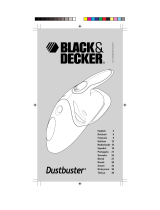 BLACK DECKER v 3603 dustbuster Bruksanvisning