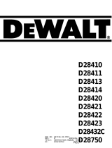 DeWalt D28422 Användarmanual
