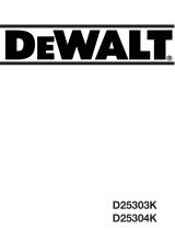 DeWalt D25304K Användarmanual