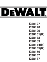 DeWalt D28157 T 1 Bruksanvisning
