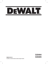 DeWalt D25404K Användarmanual
