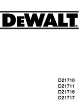 DeWalt D21710 T 2 Bruksanvisning