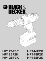 BLACK+DECKER HP126F Bruksanvisning
