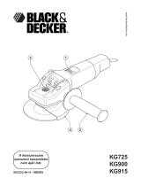 Black & Decker KG725 Användarmanual