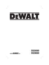 DeWalt D23550 Bruksanvisning