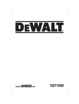 DeWalt D271059 Användarmanual