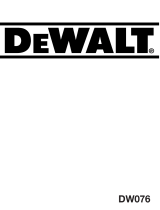 DeWalt DW076 Användarmanual