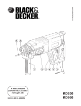Black & Decker KD650 Användarmanual