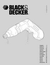 Black & Decker KC600H Användarmanual
