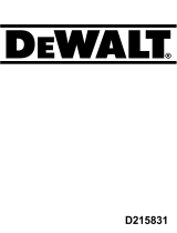 DeWalt D215831 Användarmanual