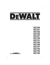 DeWalt DC742 Användarmanual