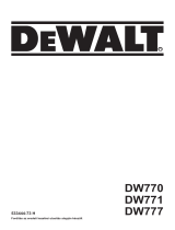 DeWalt DW770 Användarmanual