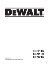 DeWalt DE9216 Användarmanual