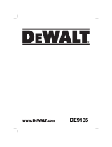 DeWalt DE9135 Användarmanual